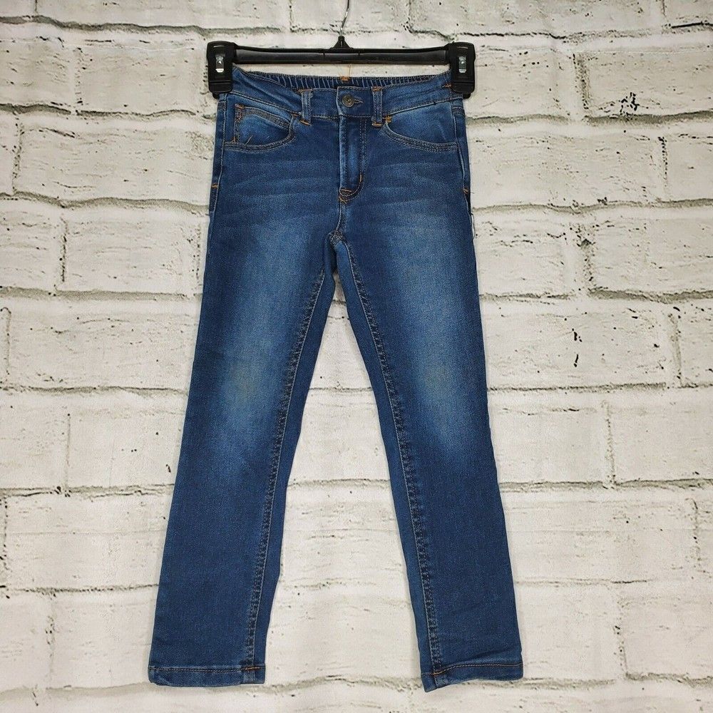 Hudson Girls Blue Skinny Jeans Size 6 Elastic Waist